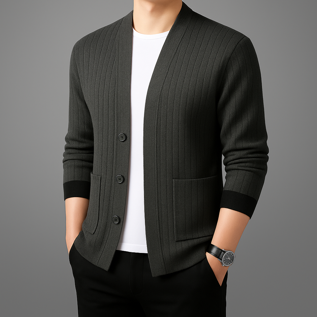Valen Knit Button Cardigan