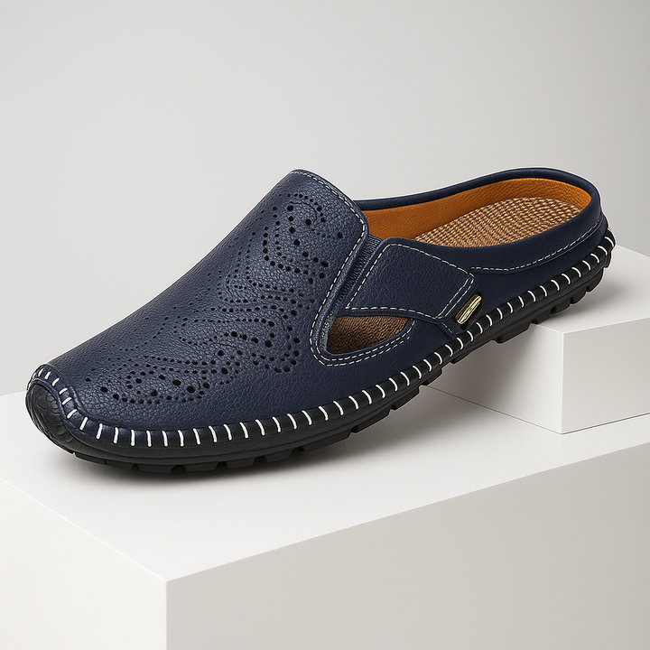 Navaro Leather Mules