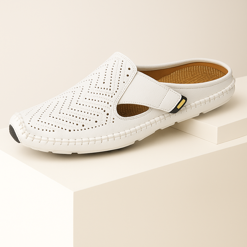 Navaro Leather Mules