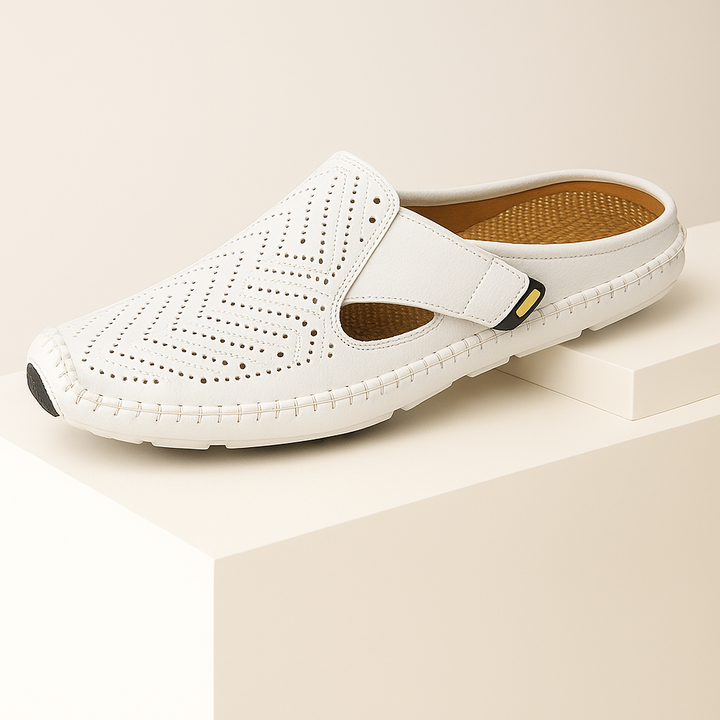 Navaro Leather Mules