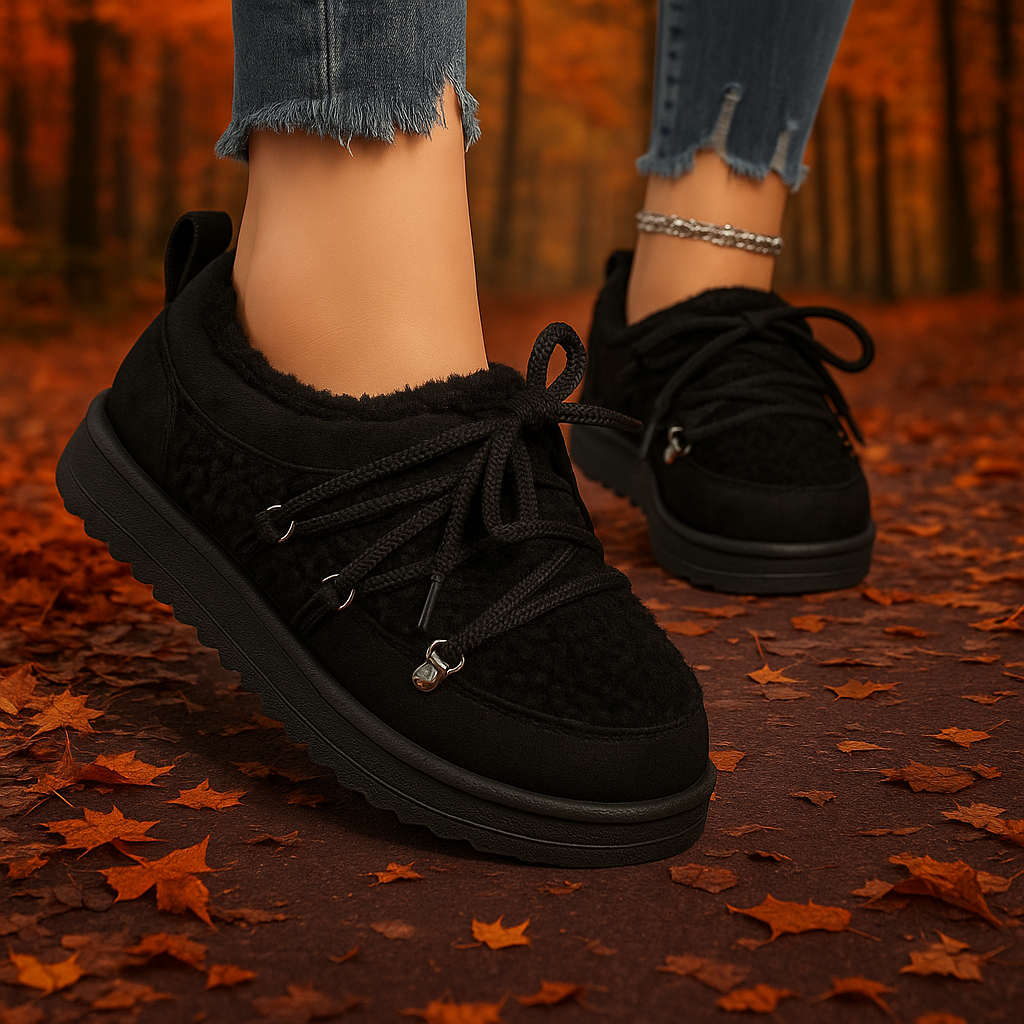 Arlena Sherpa Lace Shoes