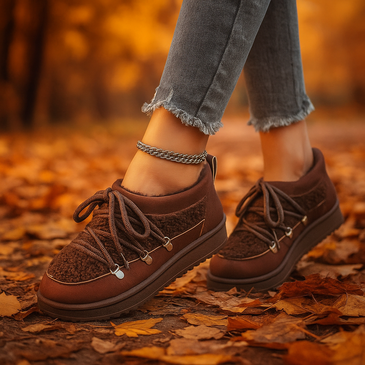 Arlena Sherpa Lace Shoes