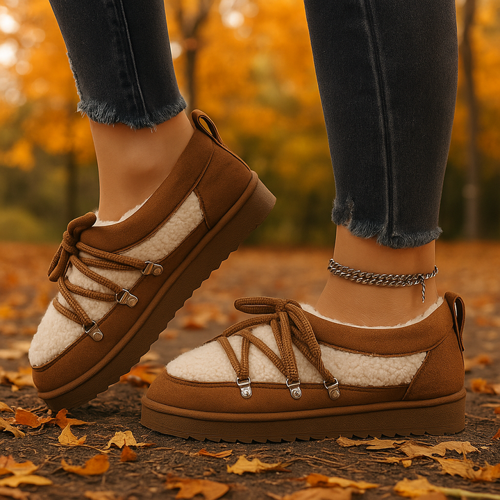 Arlena Sherpa Lace Shoes