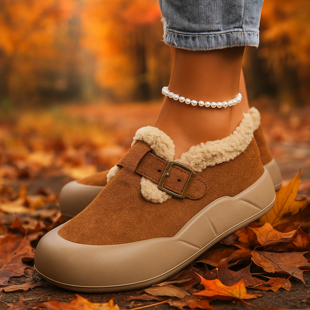 Rivella Fleece Buckle Shoes