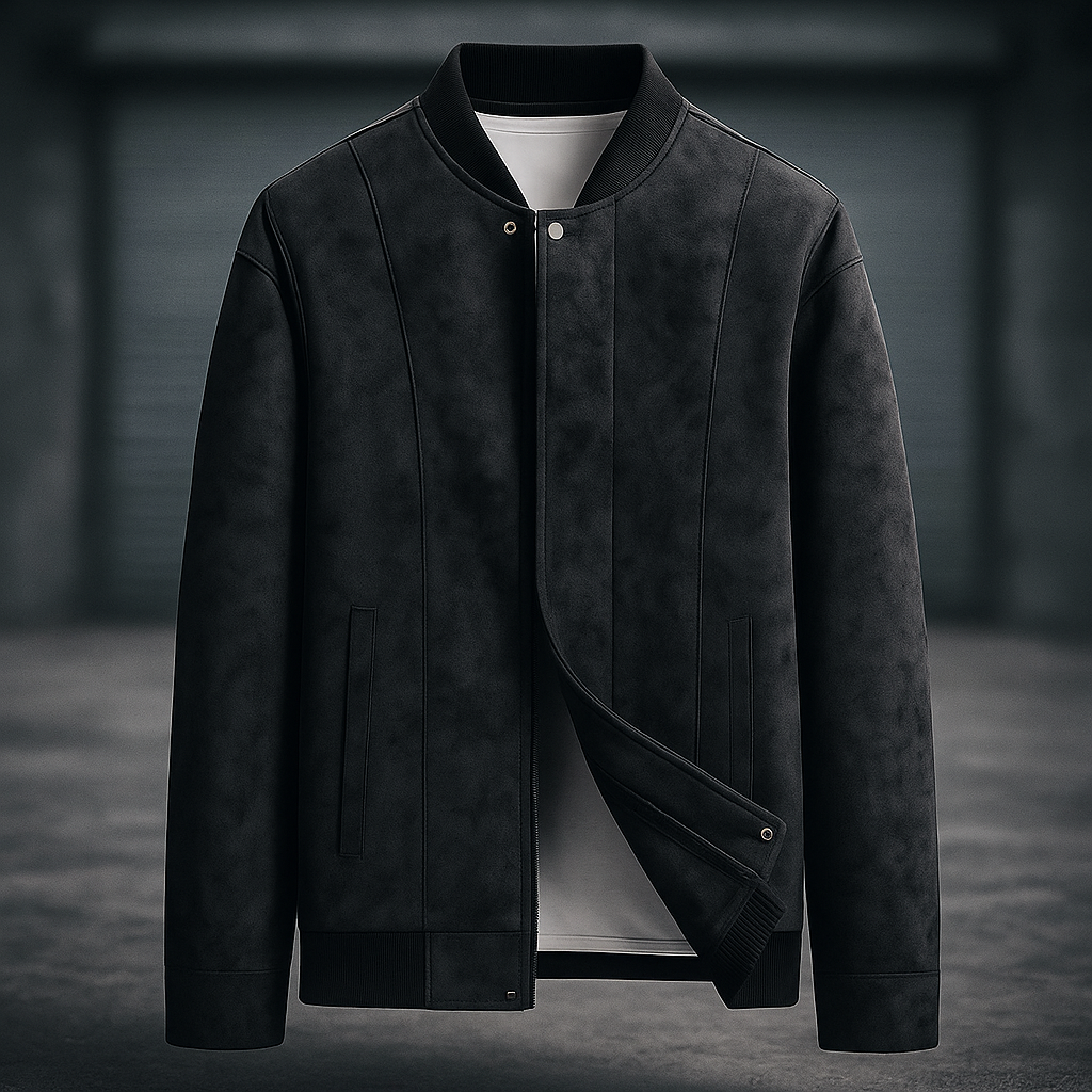Marston Suede Bomber Jacket