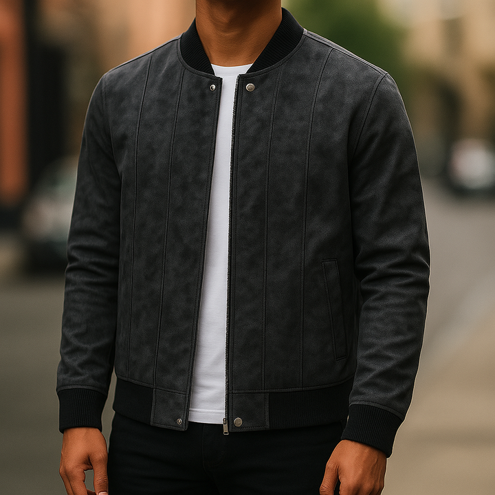 Marston Suede Bomber Jacket