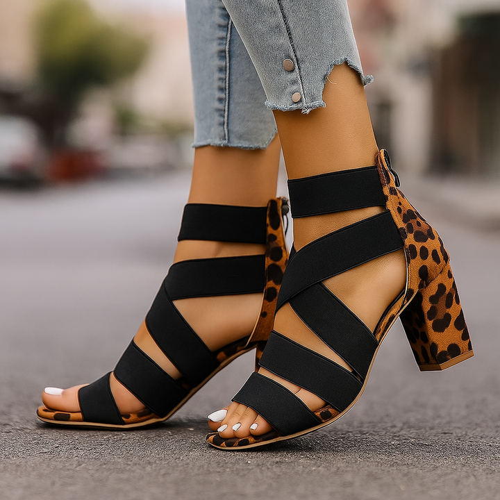 Zavira Wrap Heels