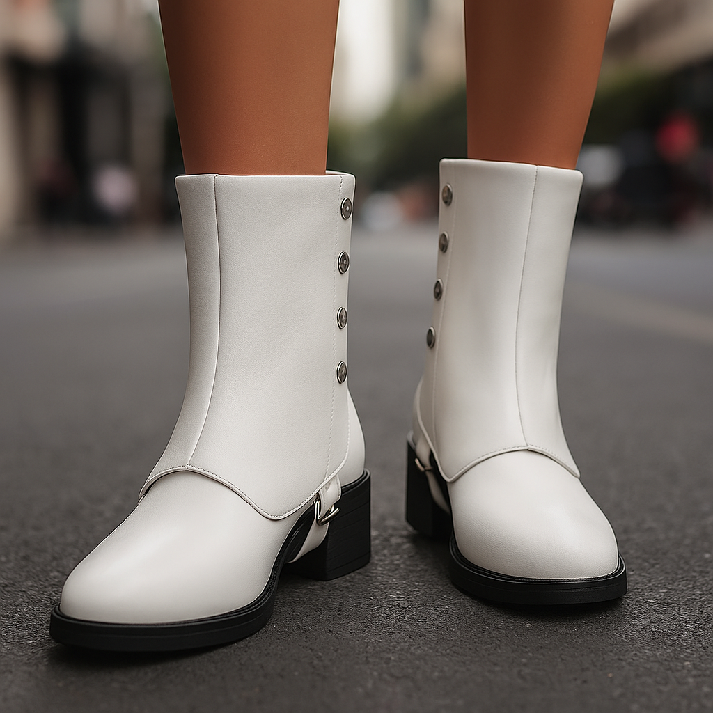 Elvara Stud Ankle Boots