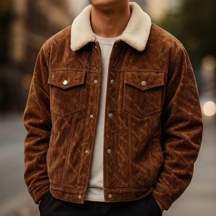 Hawthorne Corduroy Sherpa Jacket