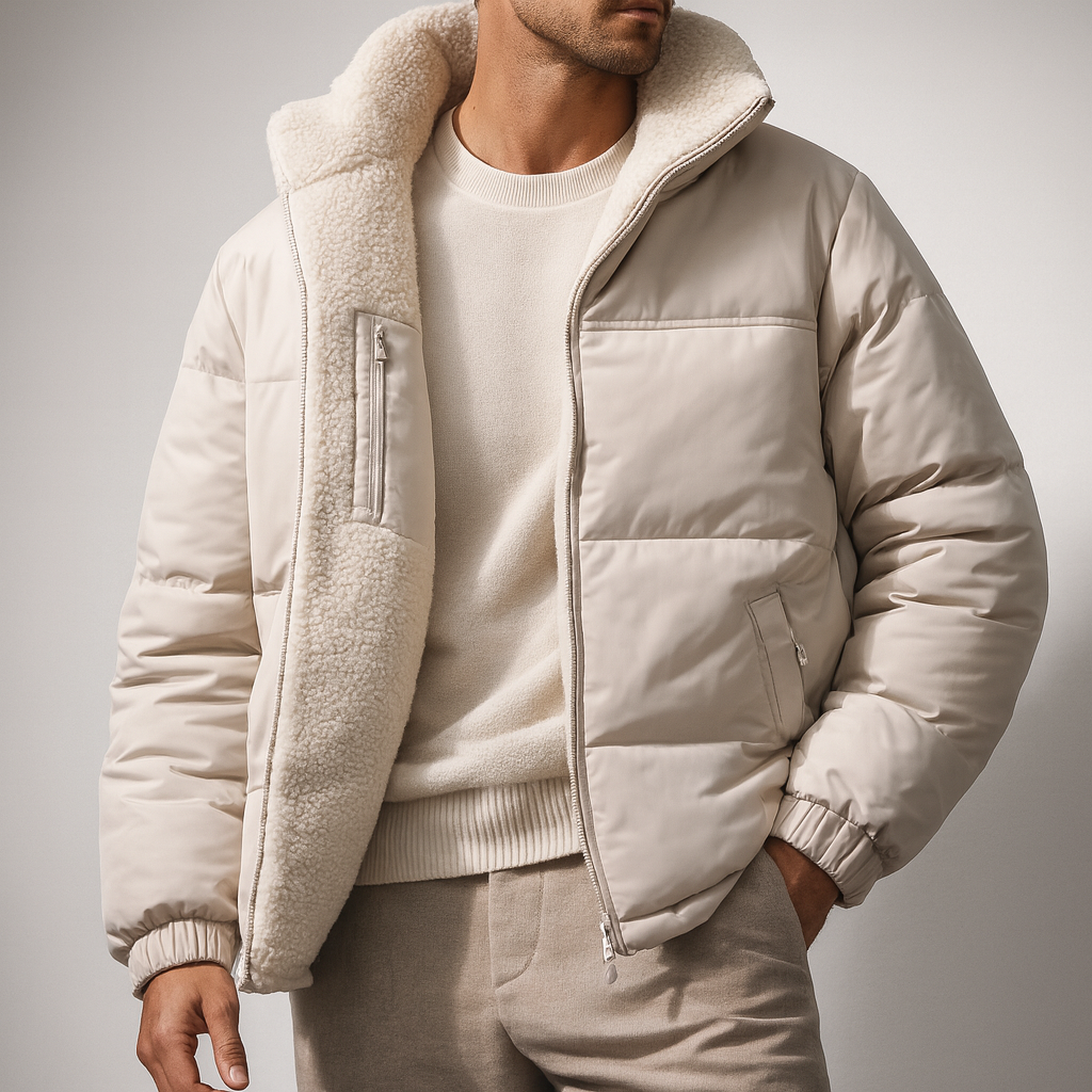 Avery Fleece-Lined Puffer Jacket