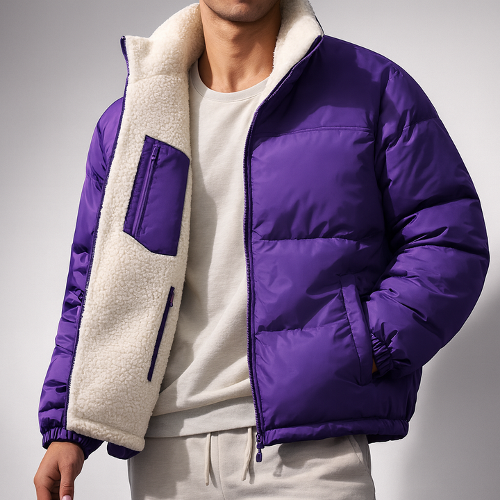 Avery Fleece-Lined Puffer Jacket