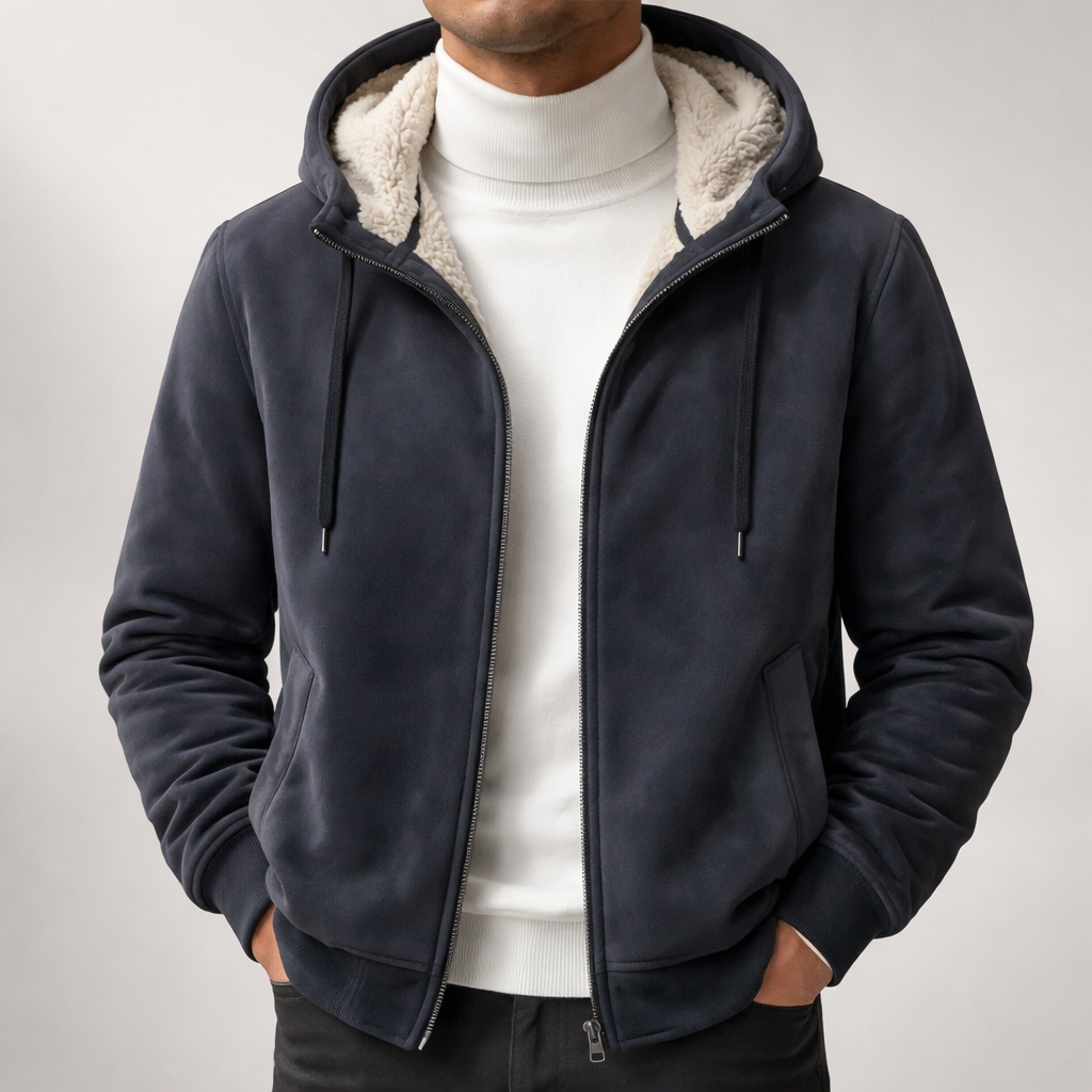 Holland Sherpa-Lined Hooded Jacket