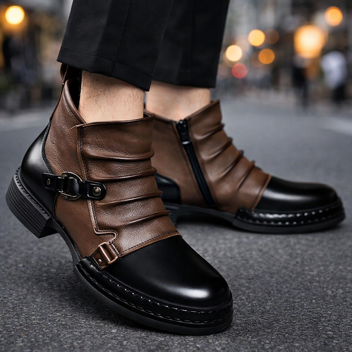 Romeo Buckle Ankle Boots