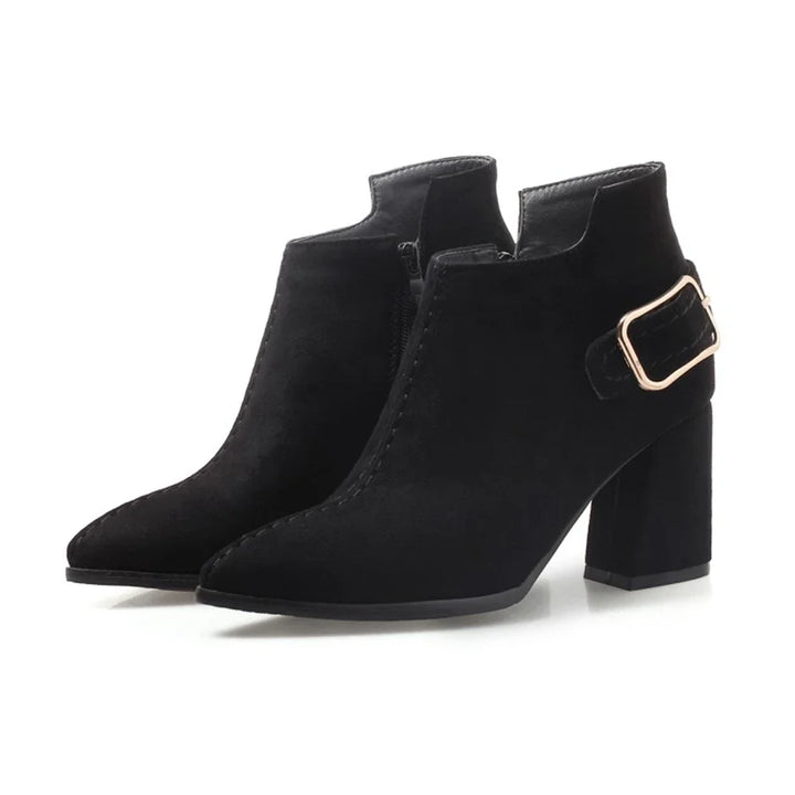 Arden Buckle Block Boots