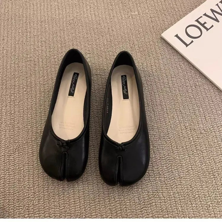 Ravena Split-Toe Flats