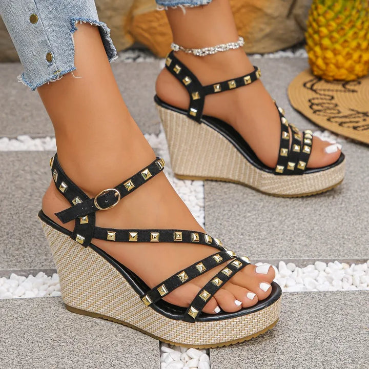 Selara Stud Wedges