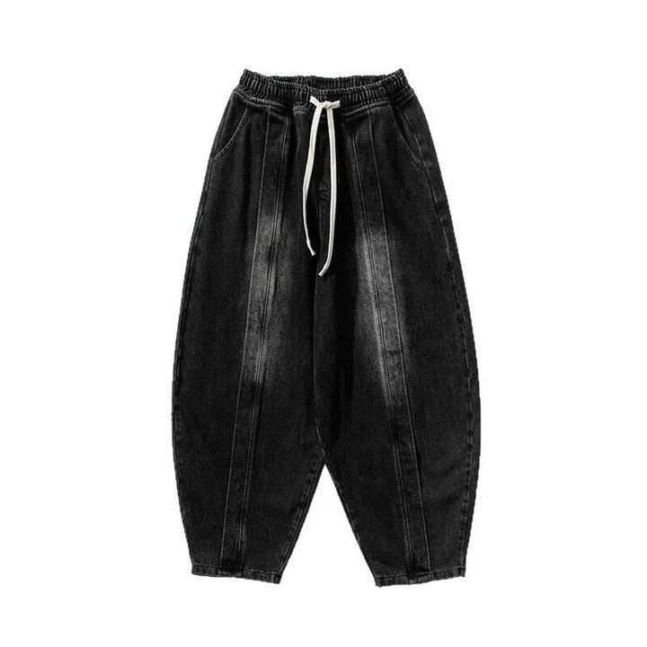 Hollow Arc Denim Trousers