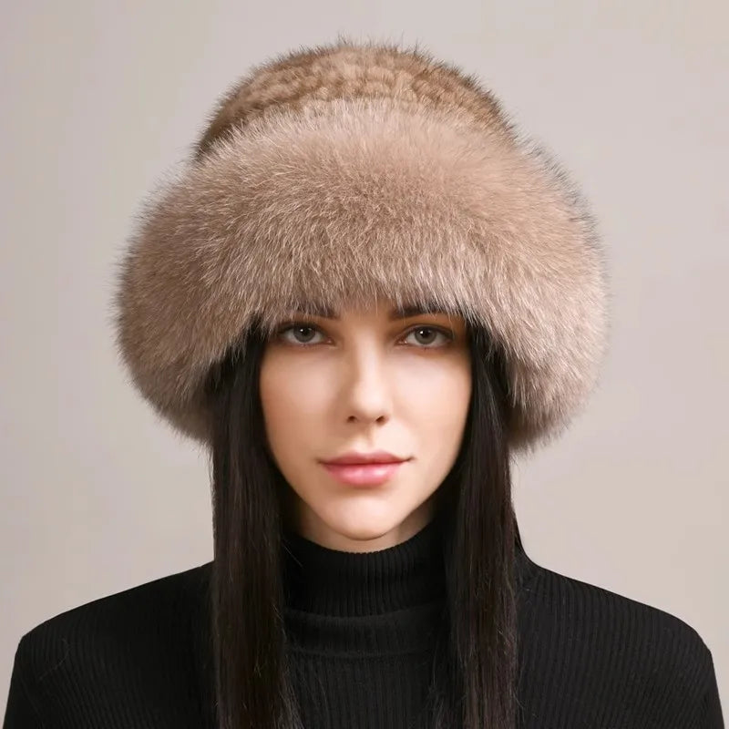 Melanie Mink & Fox Fur Hat