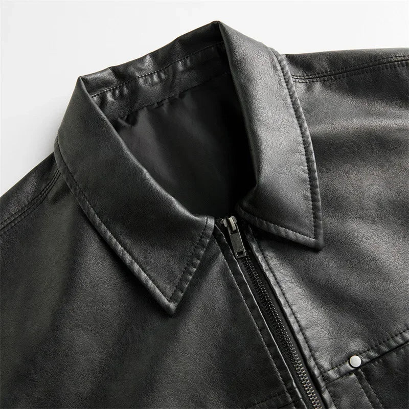 Rexton Leather Zip Shirt