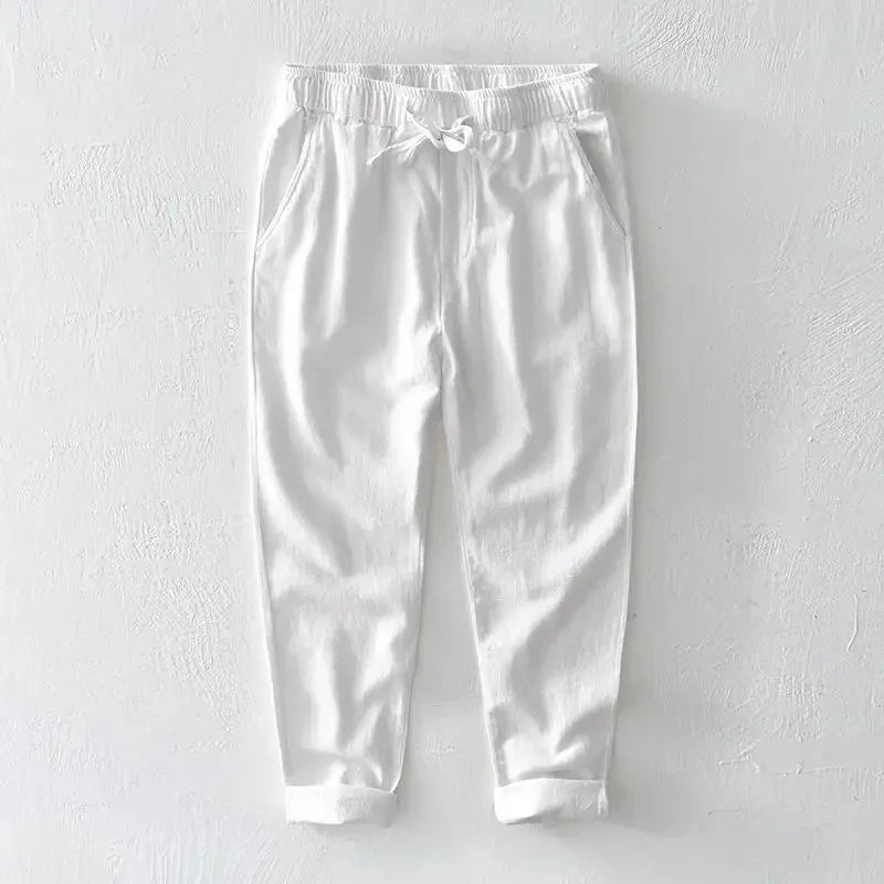 Haven Linen Pull-On Pants