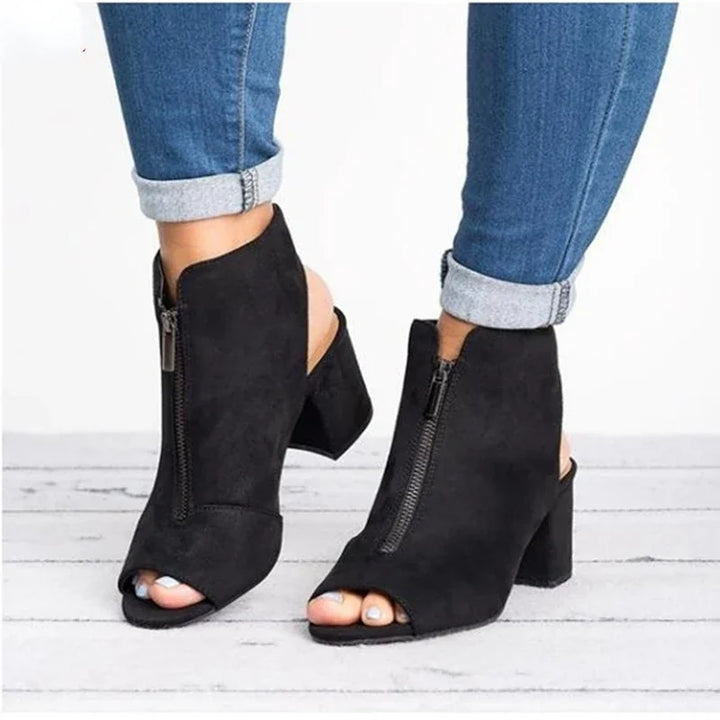 Velmora Zip Heels