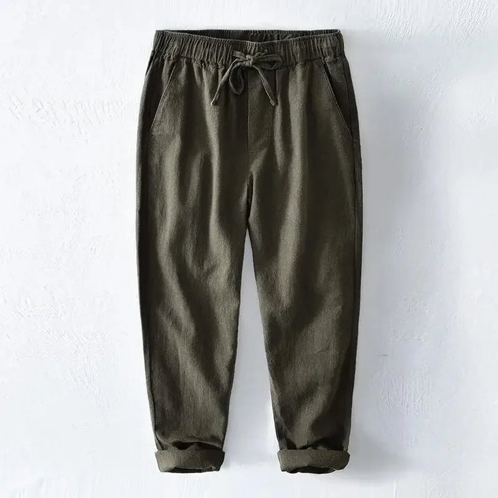 Haven Linen Pull-On Pants