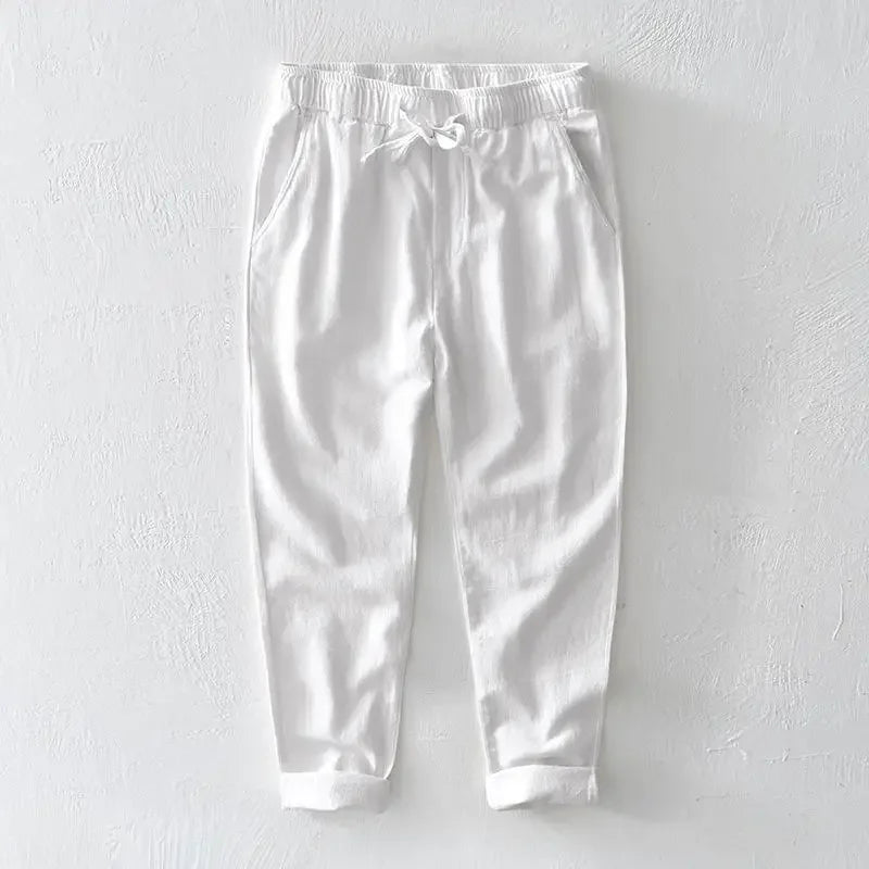 Haven Linen Pull-On Pants
