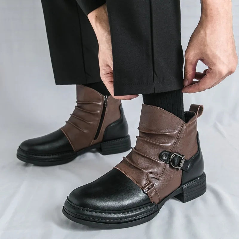 Romeo Buckle Ankle Boots