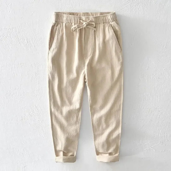 Haven Linen Pull-On Pants