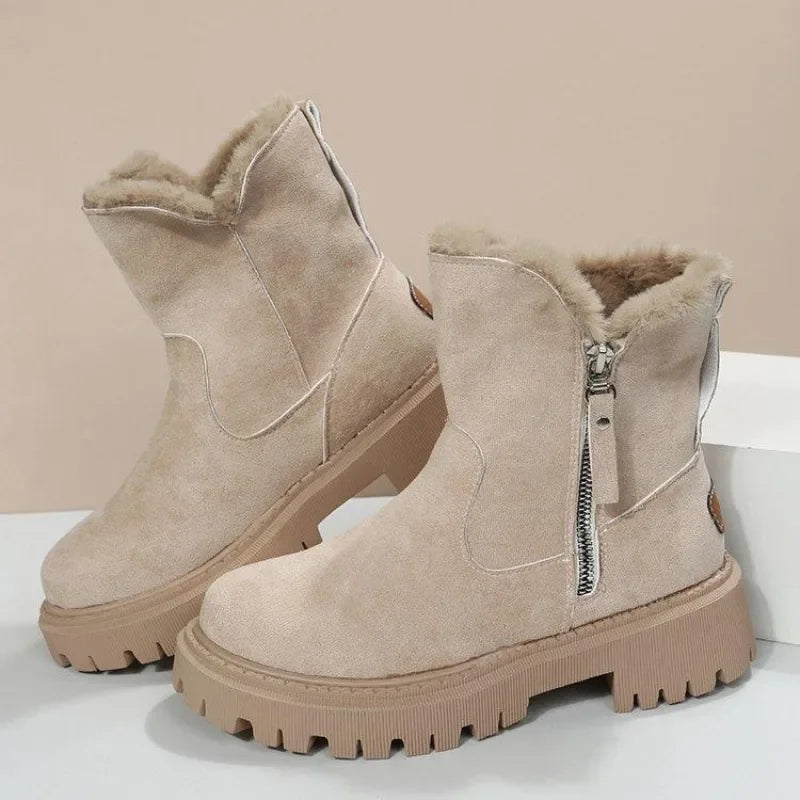 Velmira Sherpa Zip Boots