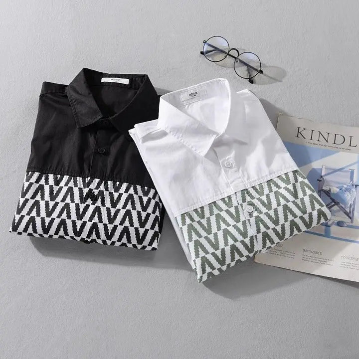 Kensley Pattern Panel Shirt