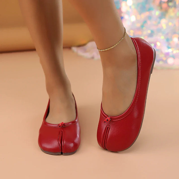 Ravena Split-Toe Flats