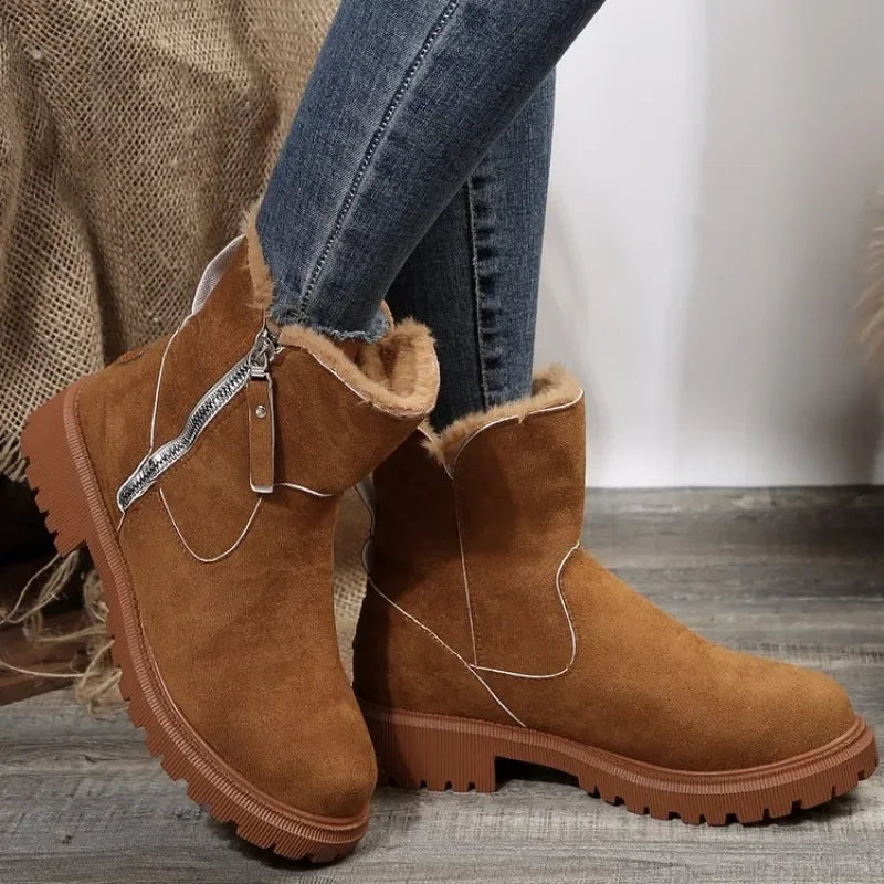 Velmira Sherpa Zip Boots