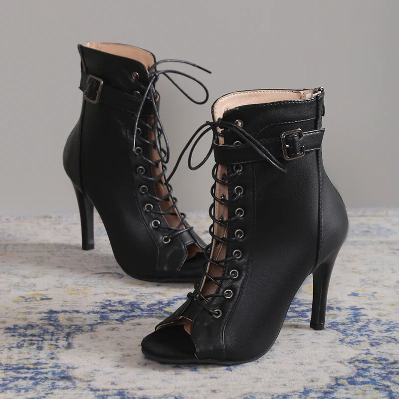 Averna Lace-Up Heels