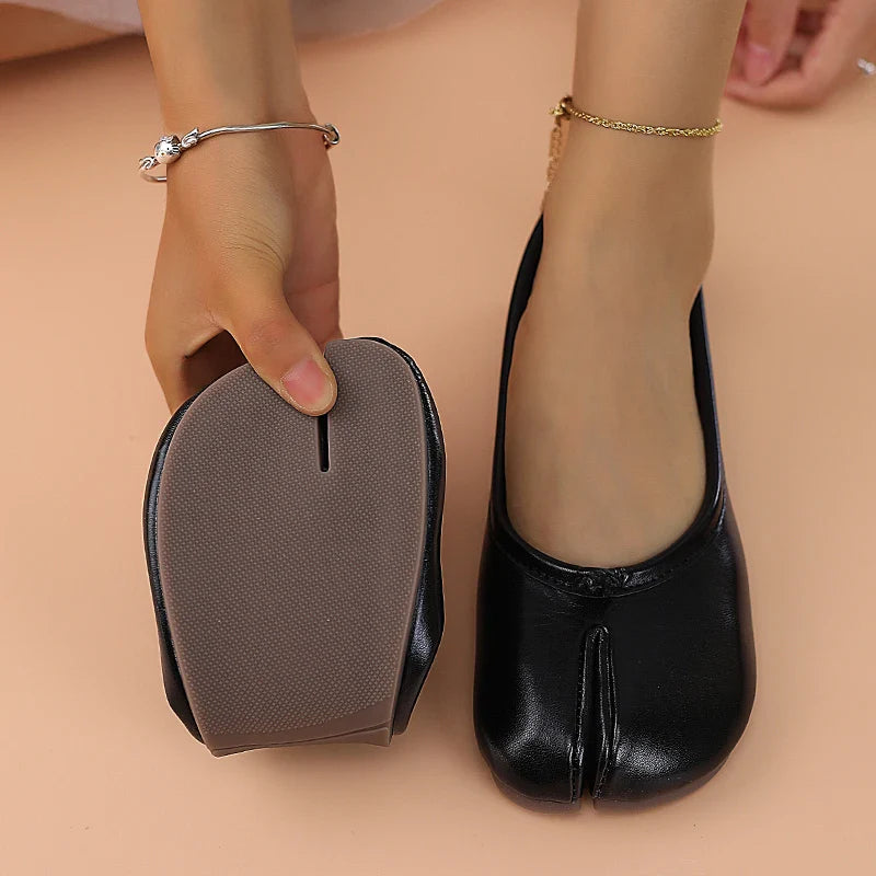 Ravena Split-Toe Flats