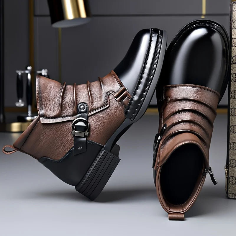 Romeo Buckle Ankle Boots