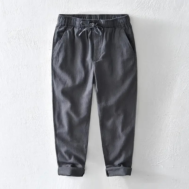 Haven Linen Pull-On Pants