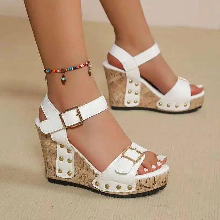 Arvella Buckle Wedges