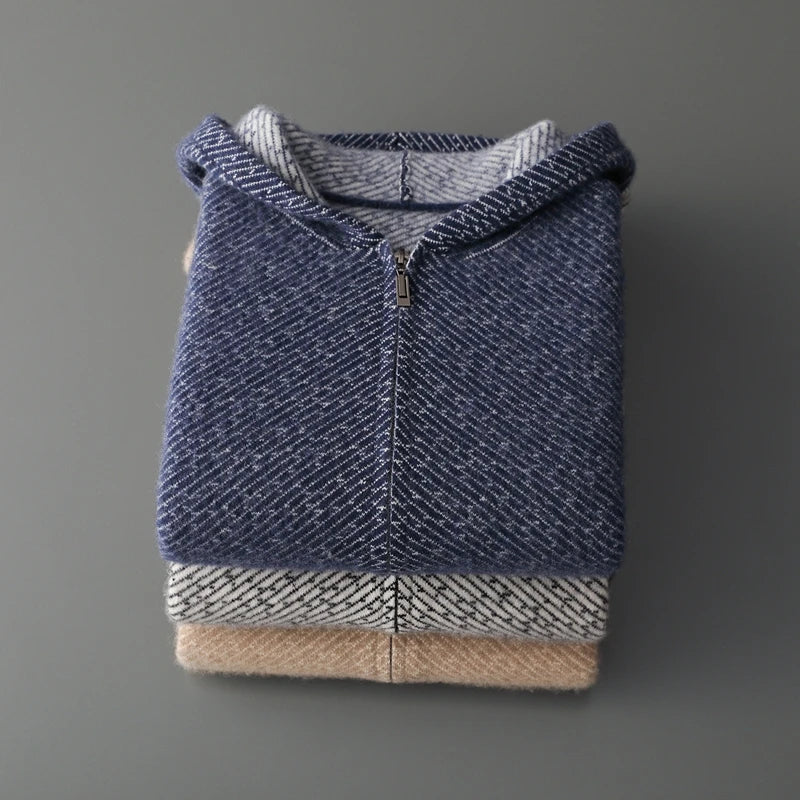 Riven Merino Zip Hoodie