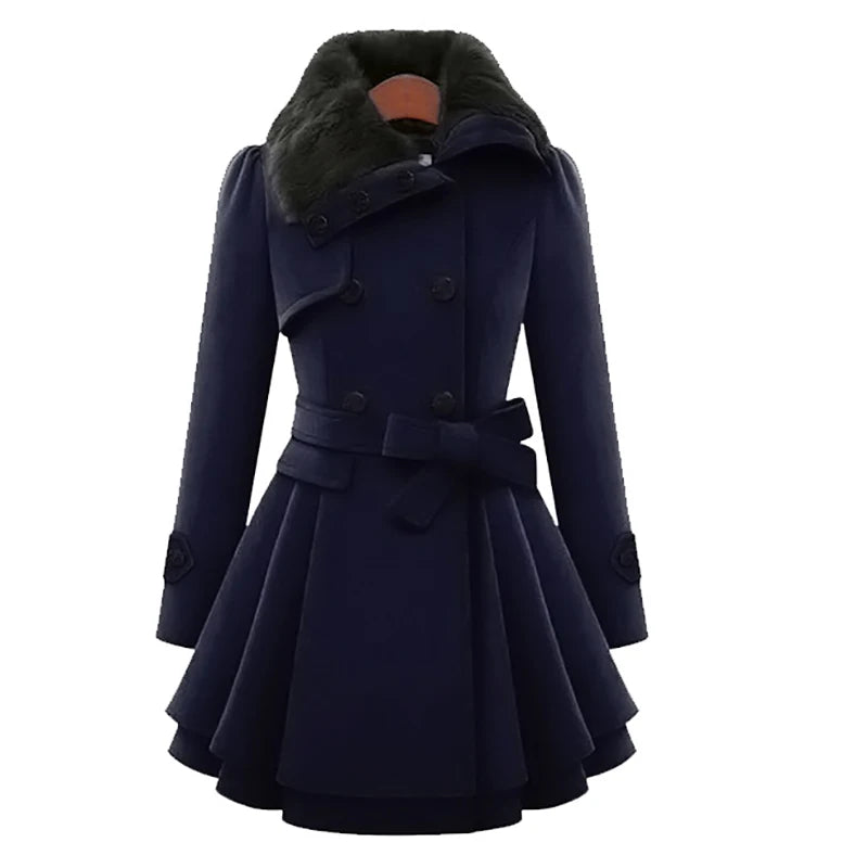 Aurelia Wool Trench Coat