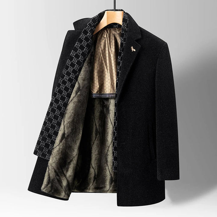 Calderon Tailored Wool Coat