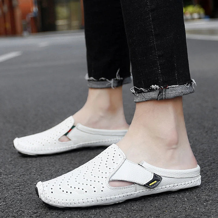 Navaro Leather Mules