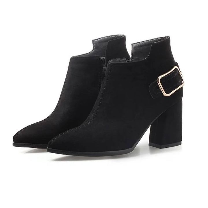 Arden Buckle Block Boots