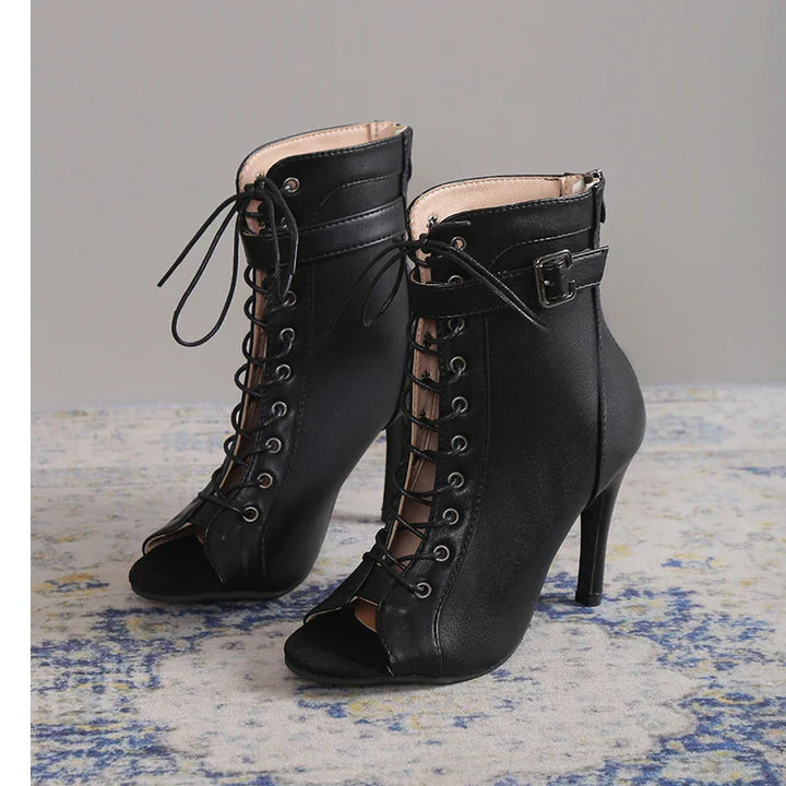 Averna Lace-Up Heels