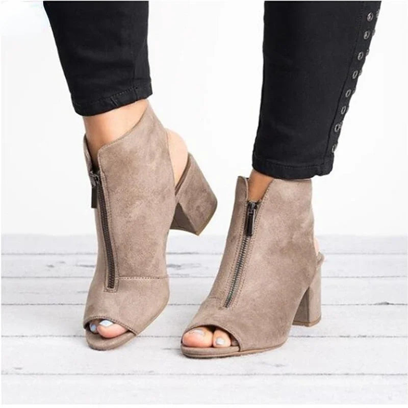 Velmora Zip Heels