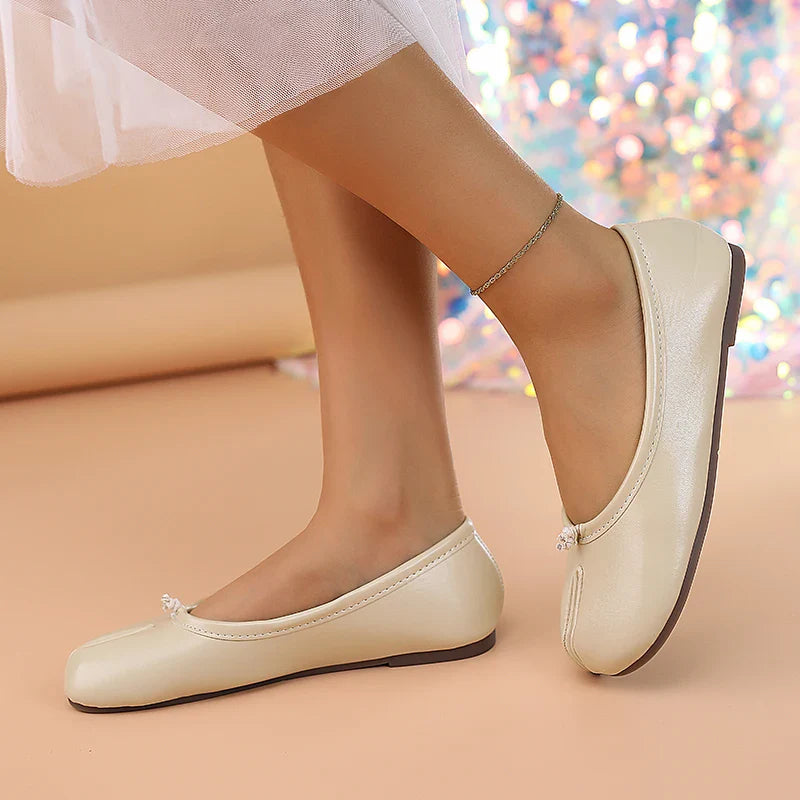 Ravena Split-Toe Flats