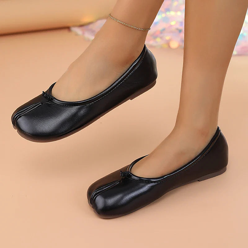 Ravena Split-Toe Flats