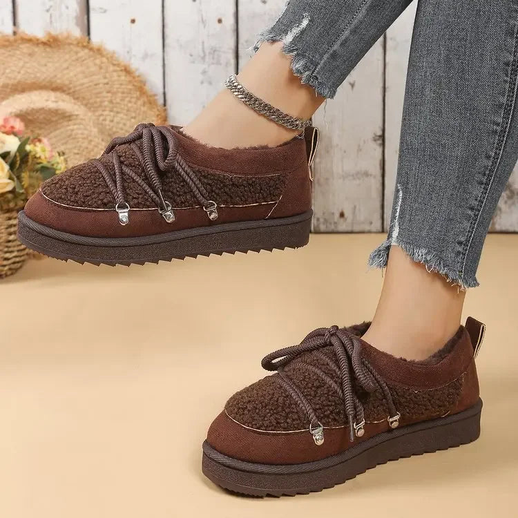 Arlena Sherpa Lace Shoes