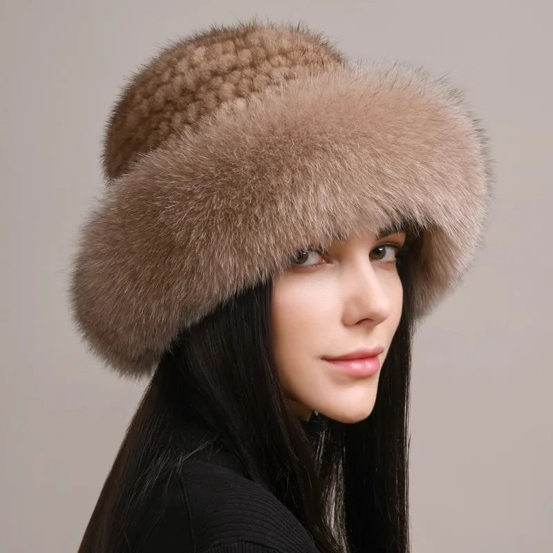 Melanie Mink & Fox Fur Hat