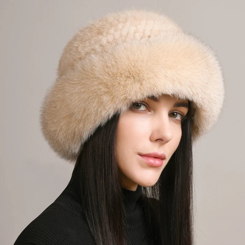 Melanie Mink & Fox Fur Hat
